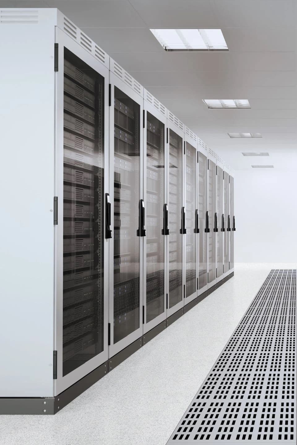 Verified data-center equipment suppliers — server and power infrastructure hall
